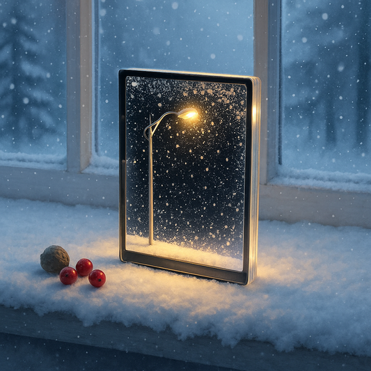 Magical Snowfall Lamp – Winter Glow for Every Room ❄️✨
